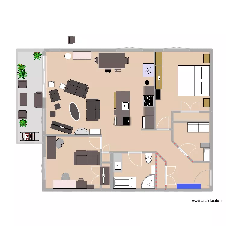 205-2708 Option 1. Plan de 