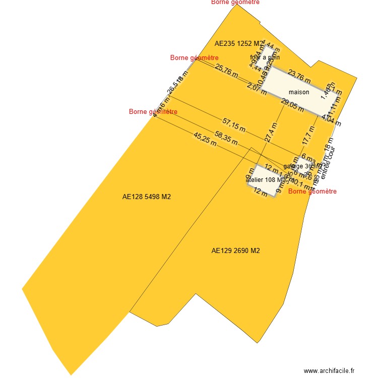 GARAGE ET ATELIER 9. Plan de 4 pièces et 448 m2
