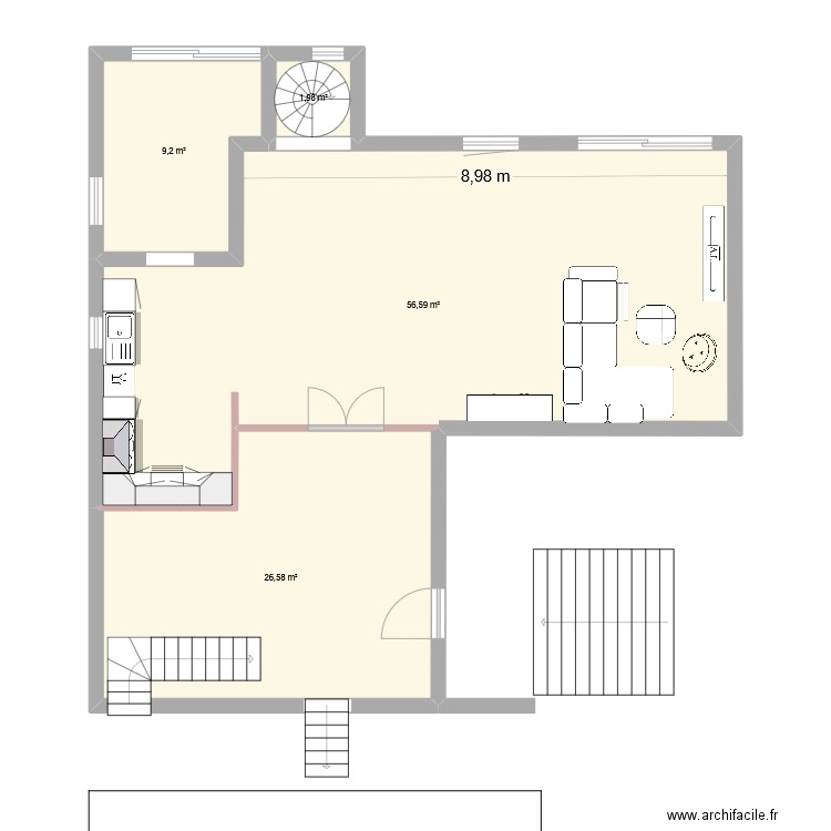 Saint-Laurent-Du-Var CONTU Villa 21. Plan de 10 pièces et 129 m2