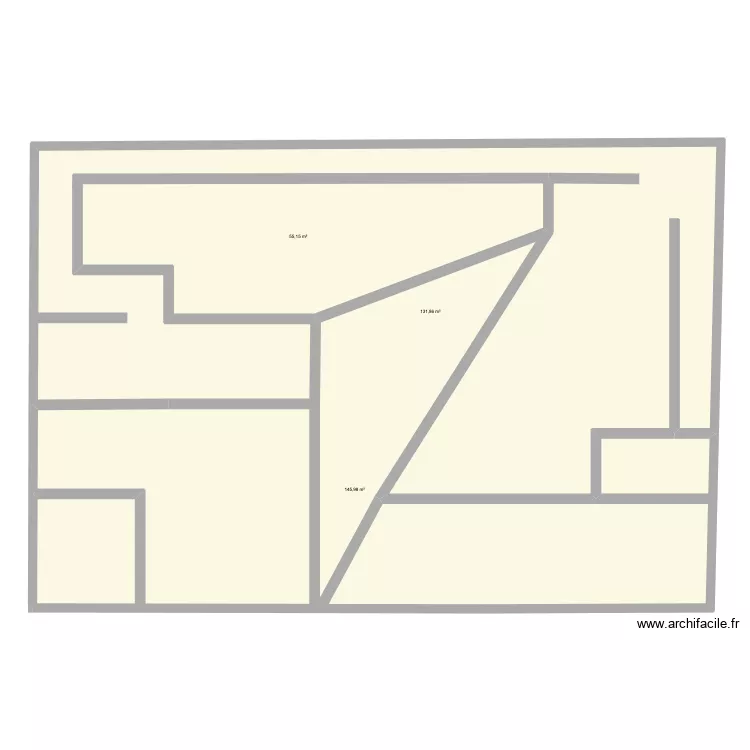 super maison. Plan de 16  et 1024 m²