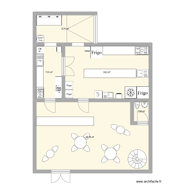 rat de chasse. Plan de 0 pièce et 0 m2
