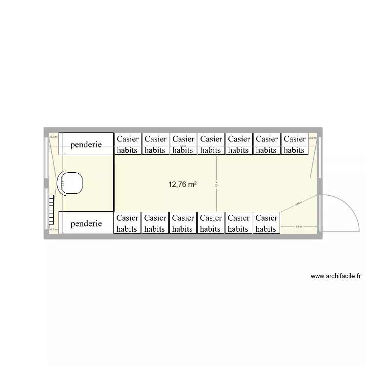 container habits. Plan de 