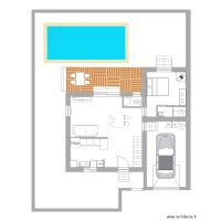 plan de base  avec terrain et 2 étages v1