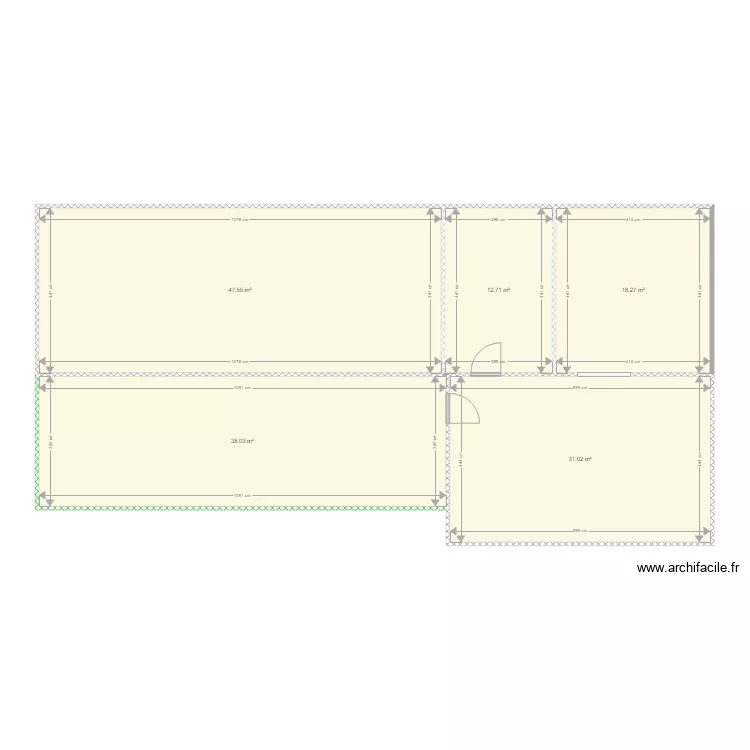 MAISON MALISSARD ETAT DES LIEUX. Plan de 