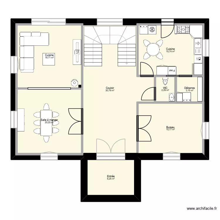 Bischheim - Maison de Ville. Plan de Bischheim - Maison de Ville. Plan de