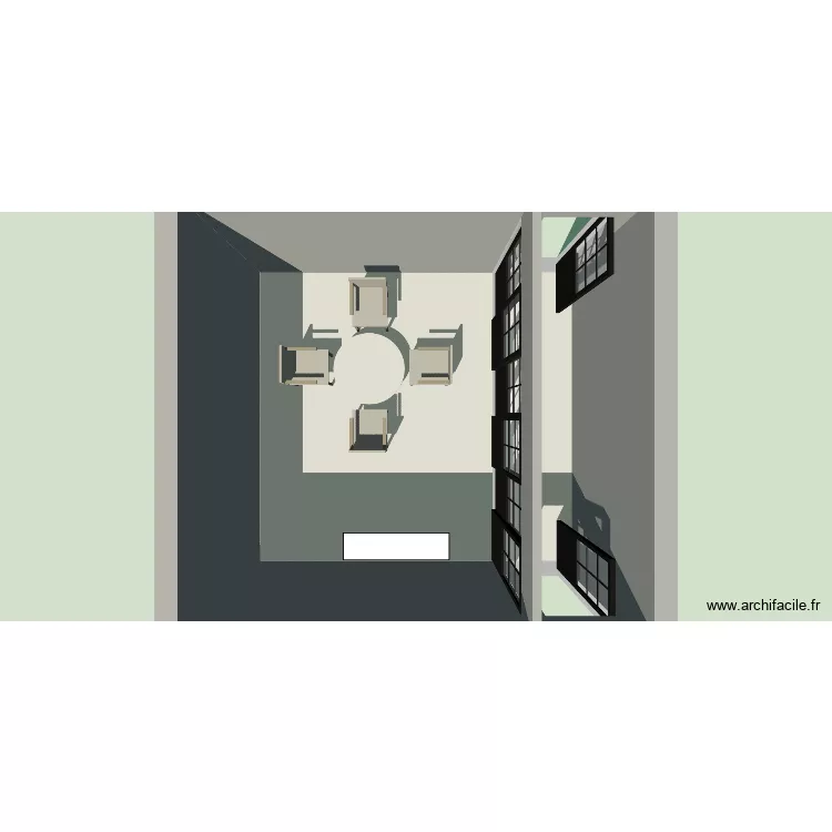 PROJET VERRIERE. Plan de 2 Pièces et 24 m²