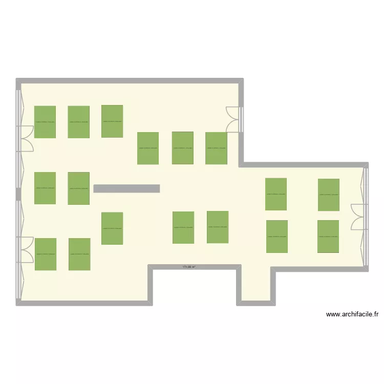 CANTINE DU HAMEAU - MAIRIE DE SULLY SUR LOIRE. Plan de 