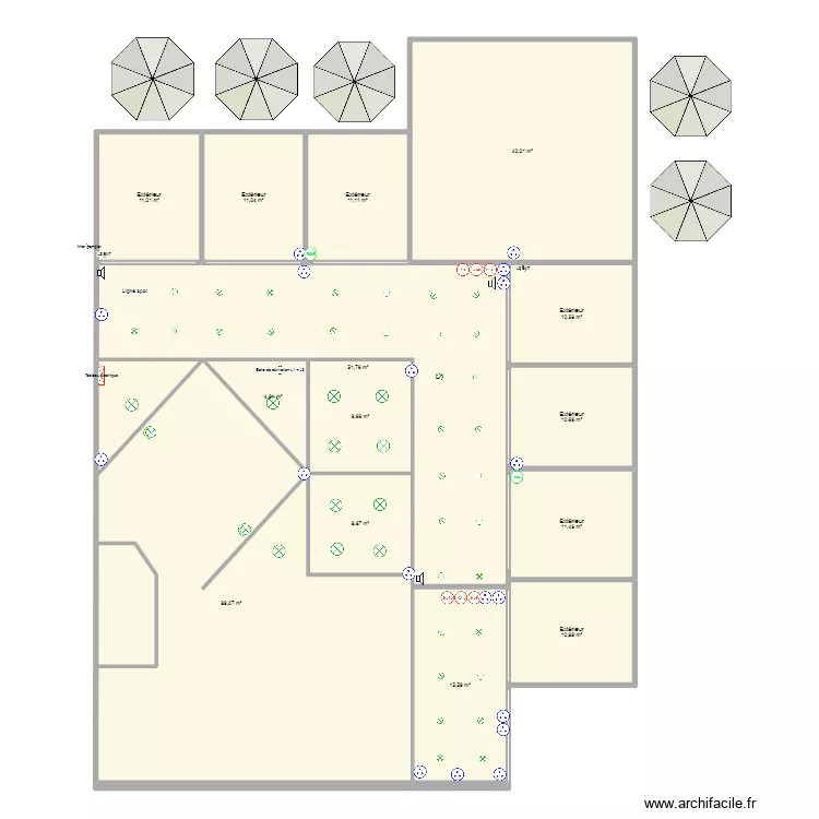 brasserie bruno. Plan de 