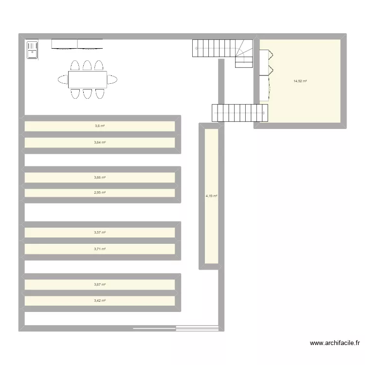 etage. Plan de etage. Plan de