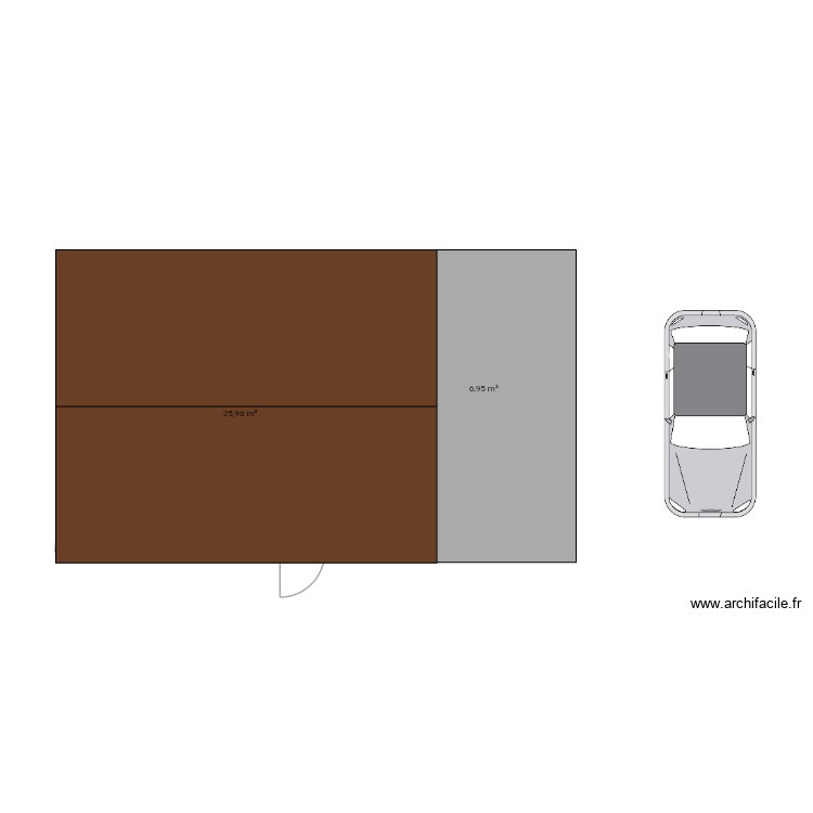 Plan de Façade. Plan de 0 pièce et 0 m2