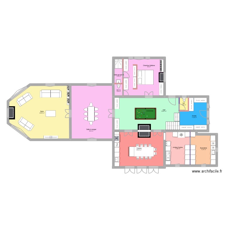 CASTEJA RDC V3 PRO 2026. Plan de 11 pièces et 194 m2