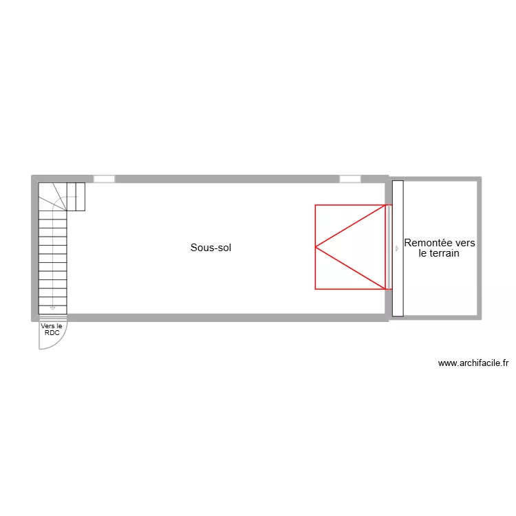 Bonnacie_Plan. Plan de 2  et 47 m²