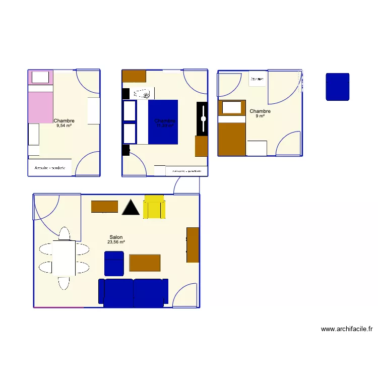 Lormont option 2. Plan de 