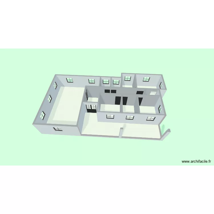 Plan Erdelin &eacute;tage. Plan de 