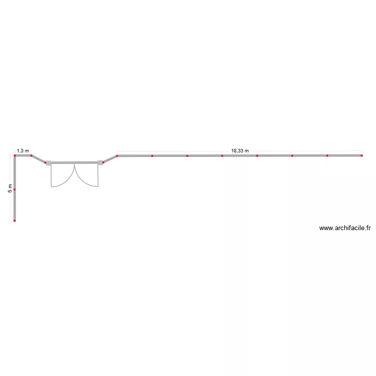 cl&ocirc;ture jardin. Plan de 