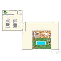 garage et avancement jardin