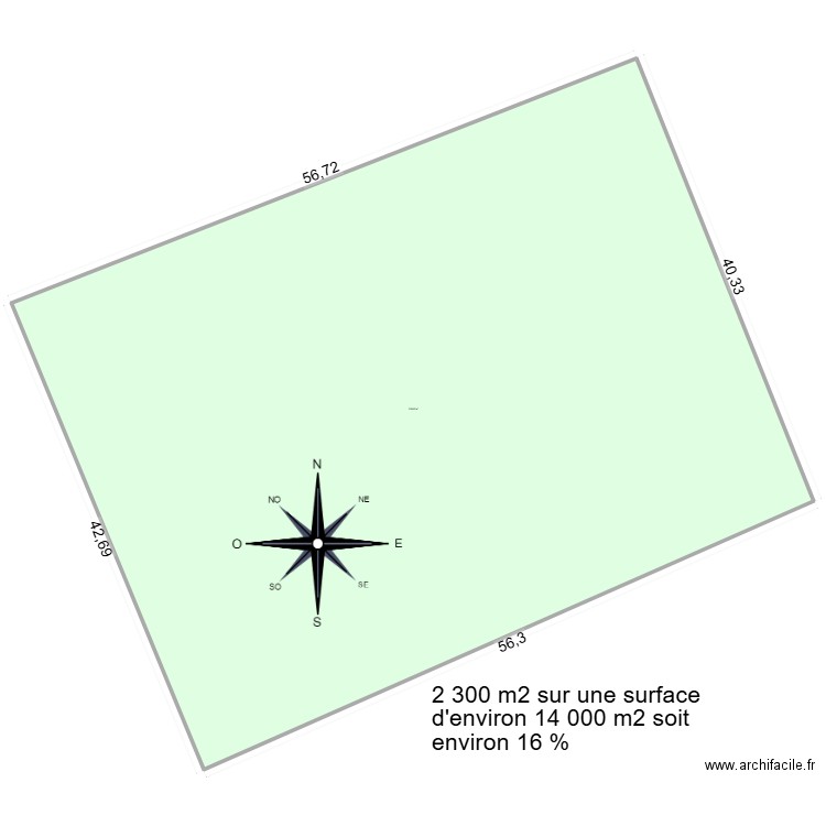 Surface maisonsud 01. Plan de 1 pièce et -1979 m2