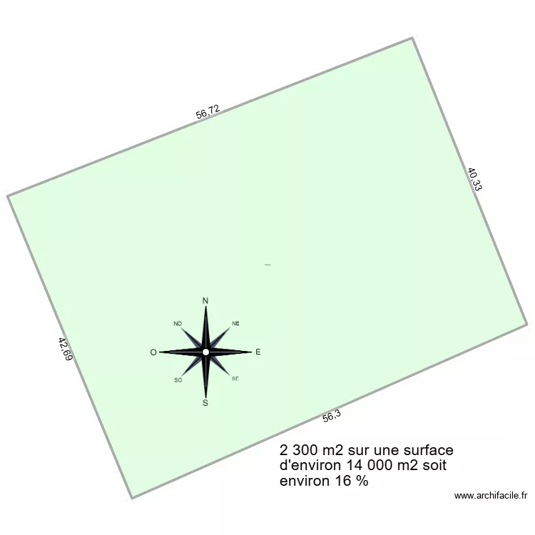 Surface maisonsud 01. Plan de Surface maisonsud 01. Plan de
