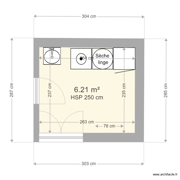 Buanderie Zaza. Plan de 0 pièce et 0 m2