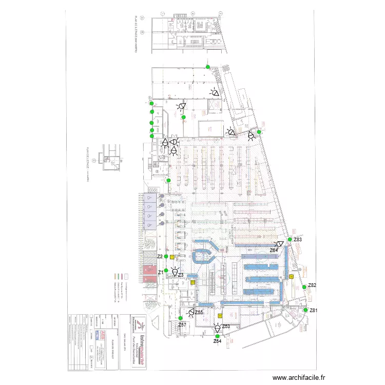 INTERMARCHE PONT DES DEMOISELLES INTRUSION. Plan de INTERMARCHE PONT DES DEMOISELLES INTRUSION. Plan de