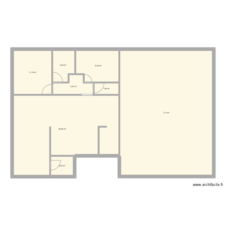 maison projet3. Plan de 8 pièces et 156 m2