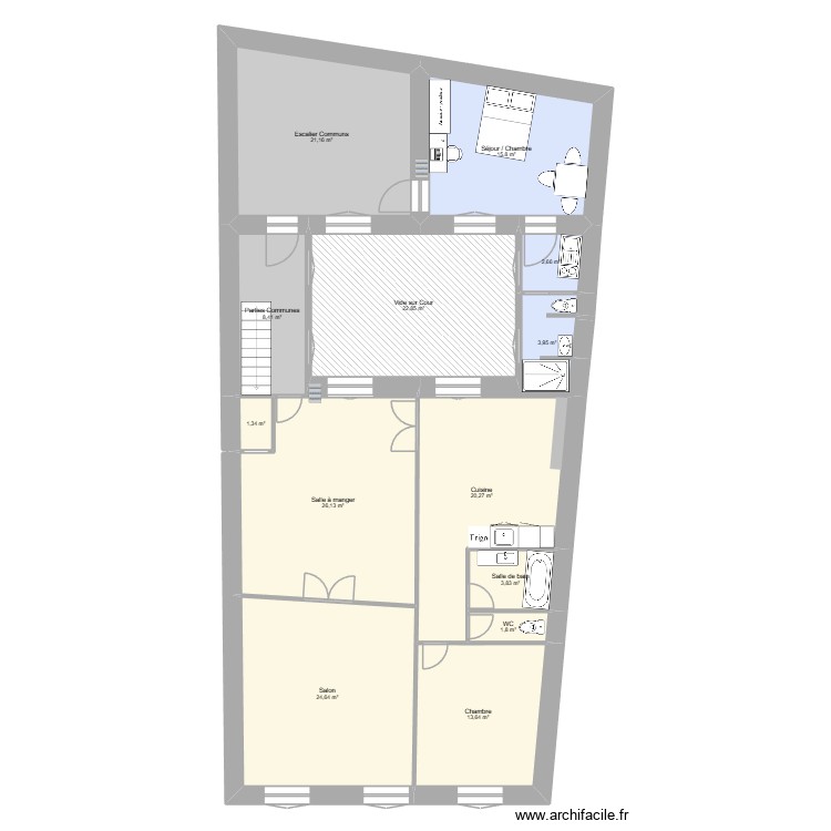 Plan Projet Lauriers. Plan de 0 pièce et 0 m2 Plan Projet Lauriers. Plan de 0 pièce et 0 m2
