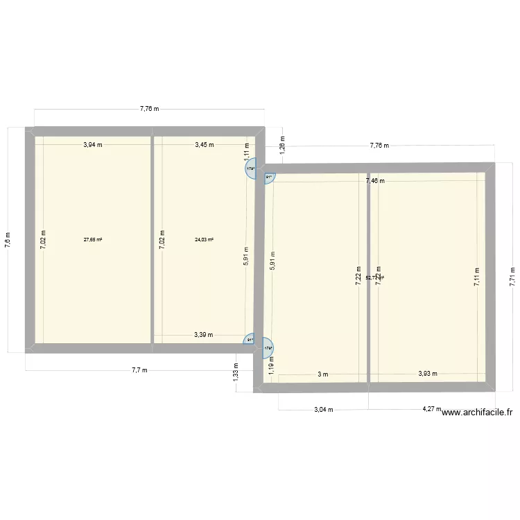 etable. Plan de 3 pièces et 104 m² etable. Plan de 3 pièces et 104 m²
