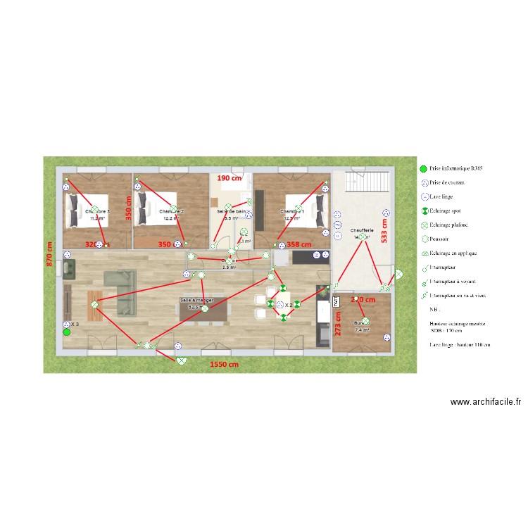 LIGNER. Plan de 0 pièce et 0 m2