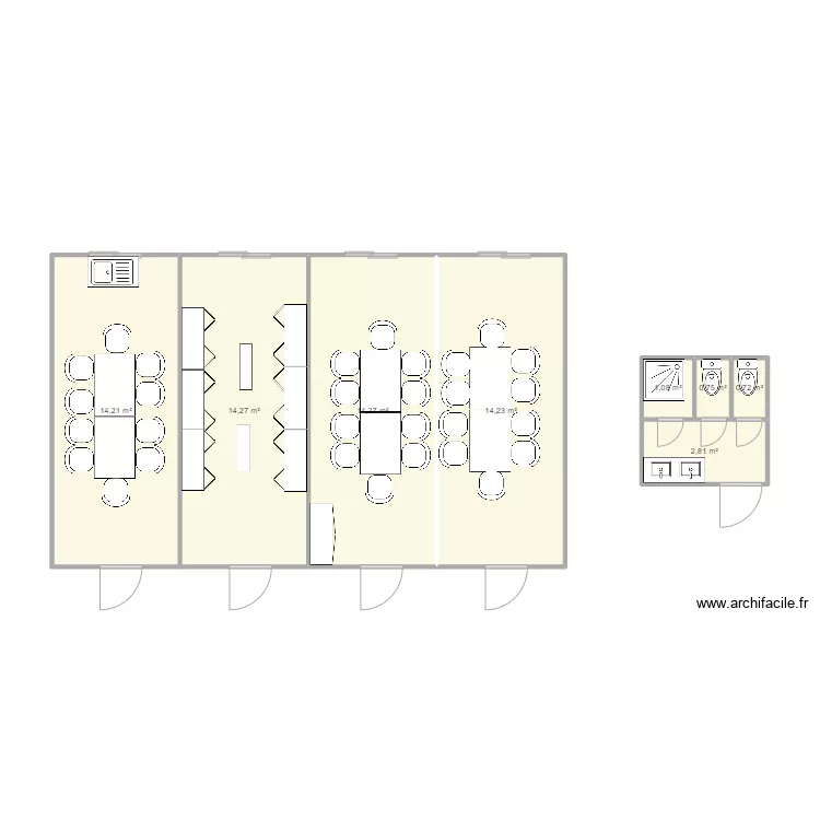 PAILLASSEUR FRERES CHANTIER VAULX EN VELIN. Plan de 