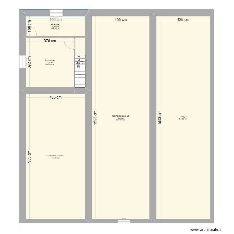 QUILES ETA. Plan de 6 pièces et 211 m2