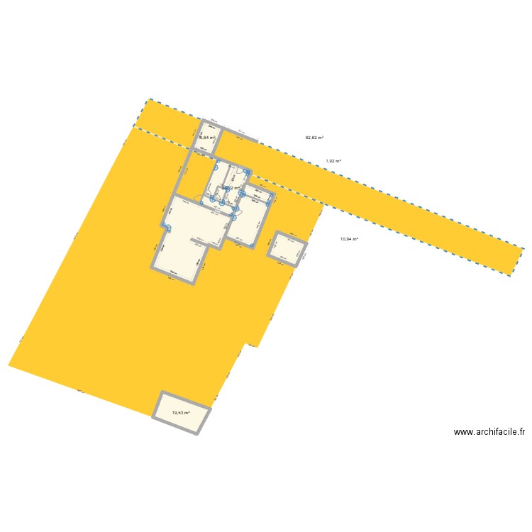 villeneuve. Plan de 0 pièce et 0 m2