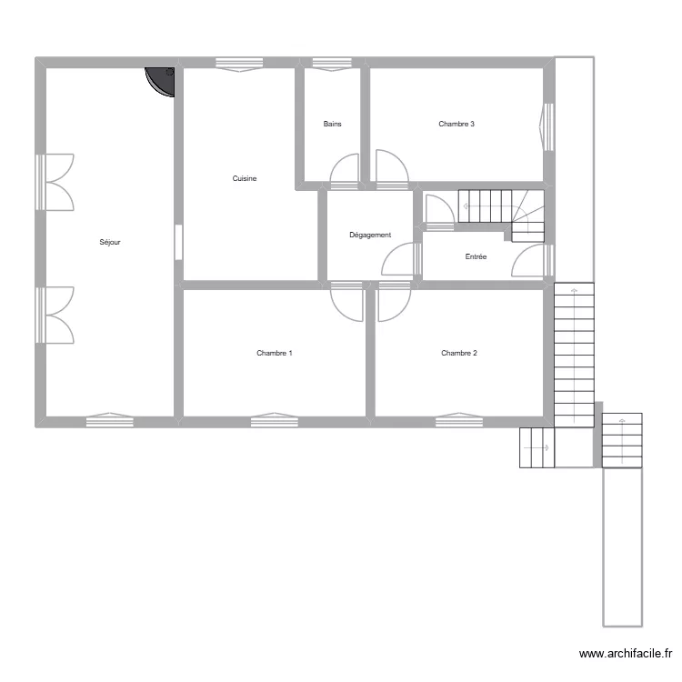 Coucet Rez. Plan de 11 Pièces et 110 m²