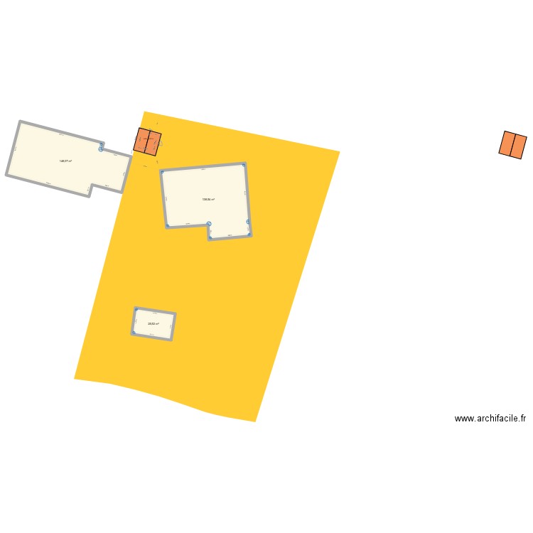 ABRI JARDIN NEW. Plan de 4 pièces et 321 m2