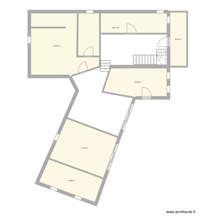 renovation. Plan de 6 et 86 m² renovation. Plan de 6 et 86 m²