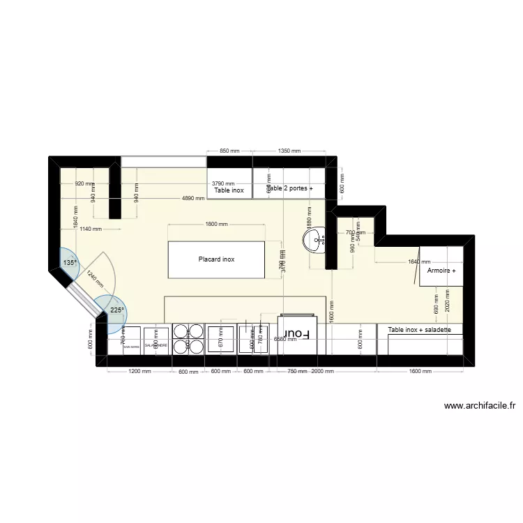 LA CANTINE D'EMILIE. Plan de 1 et 21 m² LA CANTINE D'EMILIE. Plan de 1 et 21 m²