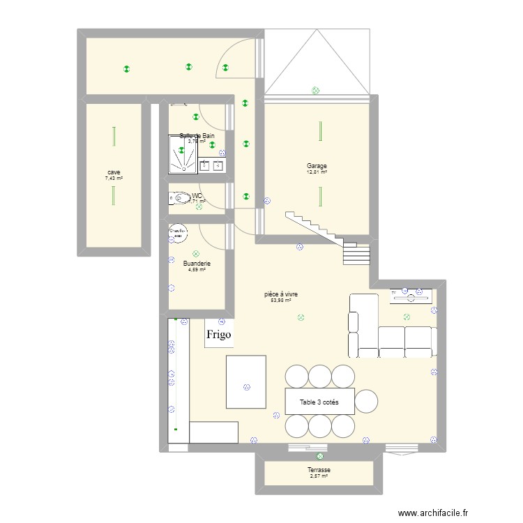 Grange bas. Plan de 0 pièce et 0 m2
