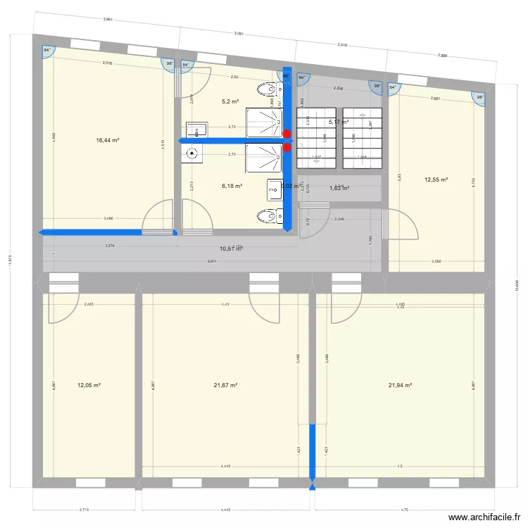 SAVE CE6 EXSISTANT. Plan de 11 et 113 m² SAVE CE6 EXSISTANT. Plan de 11 et 113 m²
