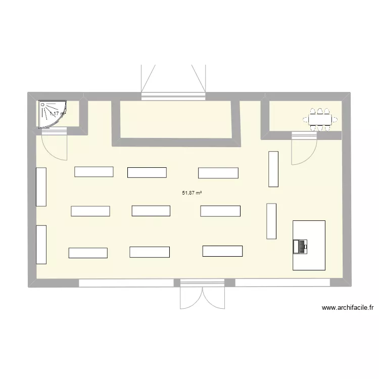 magasin . Plan de magasin . Plan de