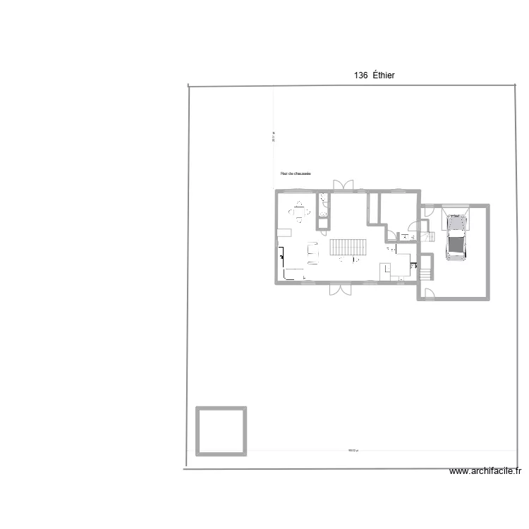 136 Rez de chaussée. Plan de 136 Rez de chaussée. Plan de