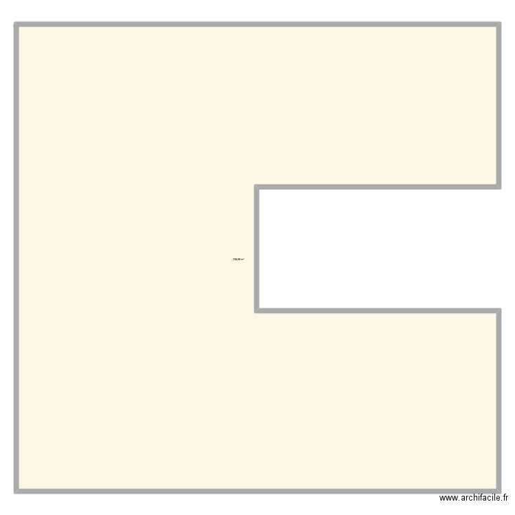 MAISON DE SANTE. Plan de 1 pièce et 740 m2