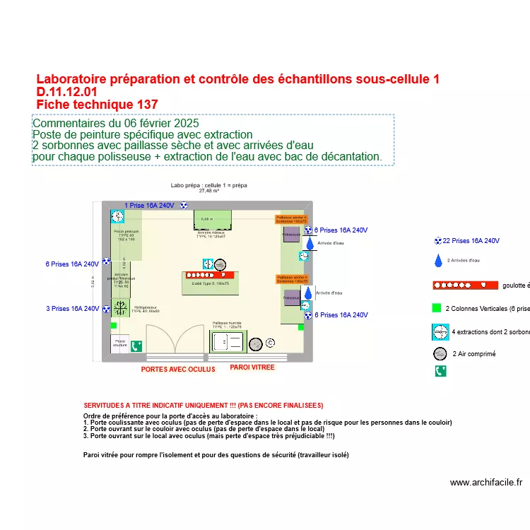 Fiche 137_labo pr&eacute;paration et controle &eacute;chantillon ss cellule 1 V2025-02-19. Plan de 