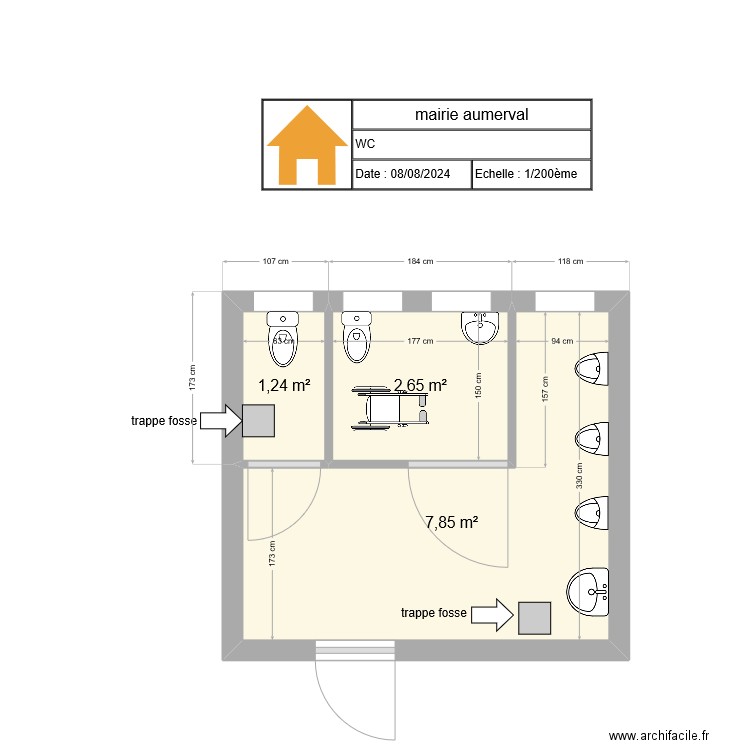 mairie aumerval. Plan de 0 pièce et 0 m2