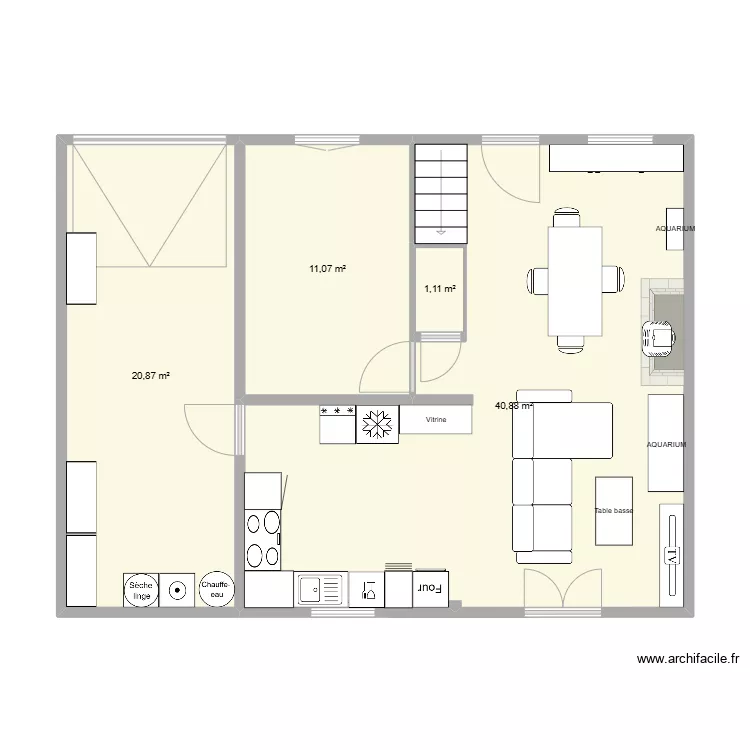 maison villeneuve. Plan de 