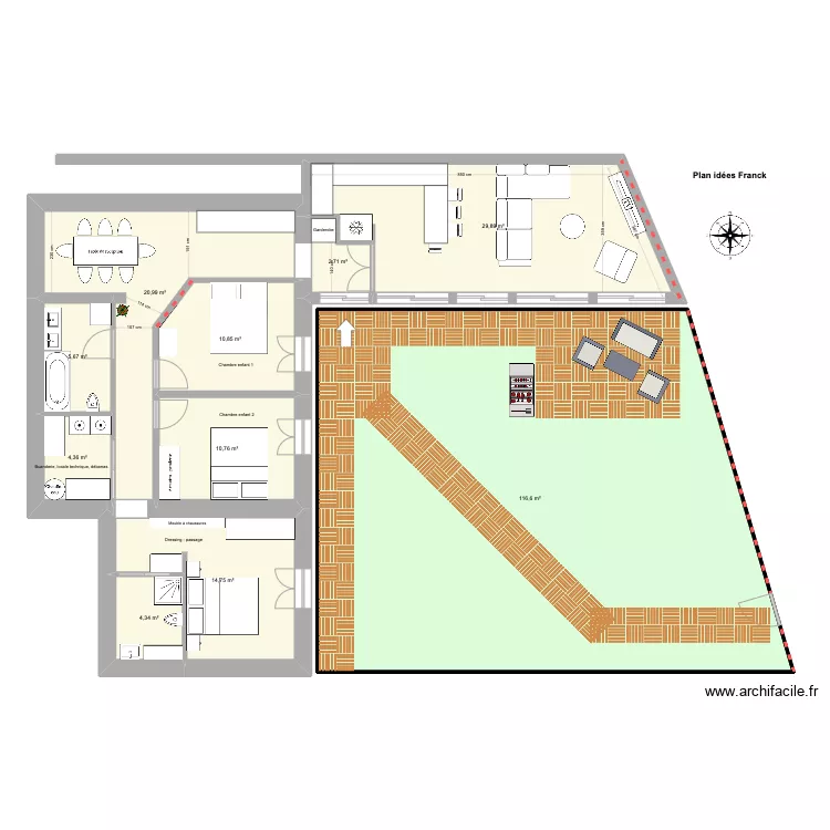 SM Plan 1 existant proposition alternative FFF. Plan de SM Plan 1 existant proposition alternative FFF. Plan de