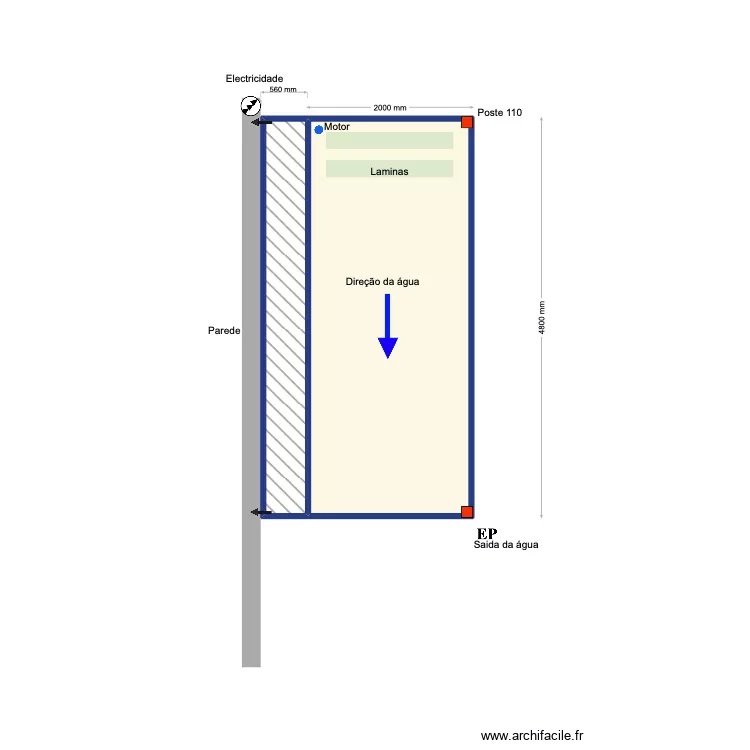 Diego Luisi 2. Plan de 2  et 11 m²