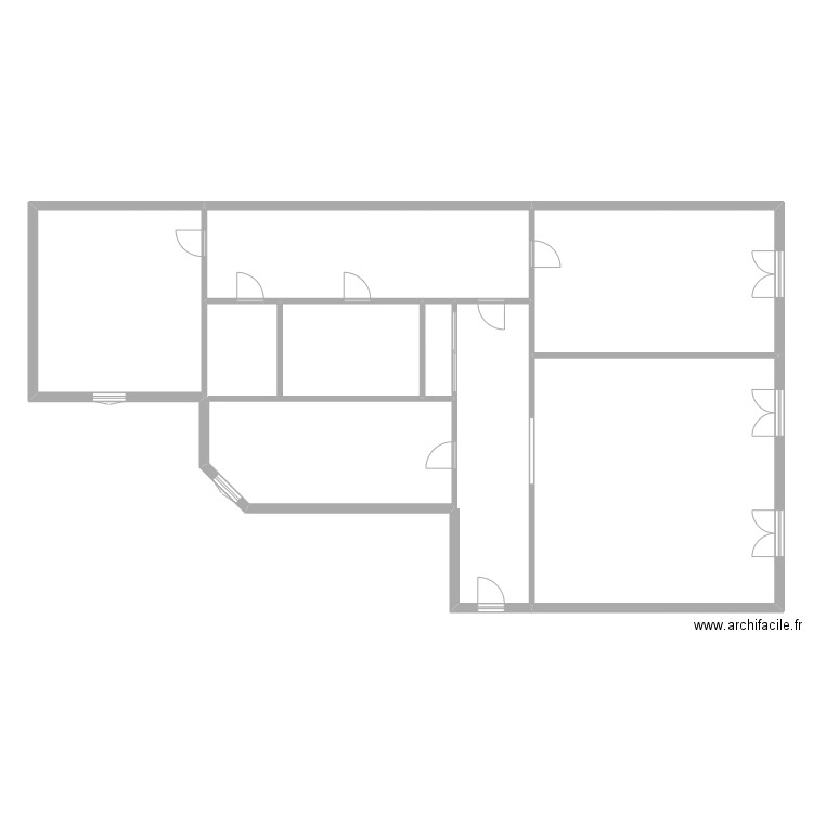 houdain. Plan de 7 pièces et 202 m2