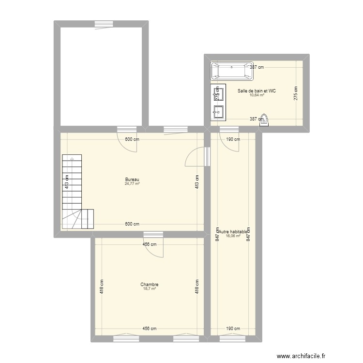 Titi Mémé 2. Plan de 0 pièce et 0 m2
