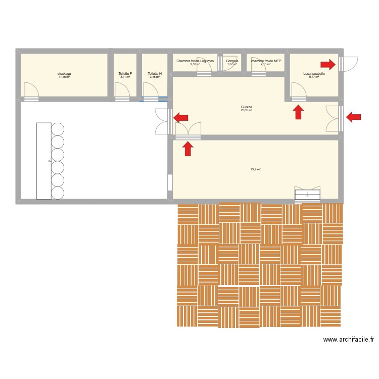 projet bts. Plan de 0 pièce et 0 m2