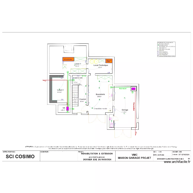 rdc. Plan de rdc. Plan de