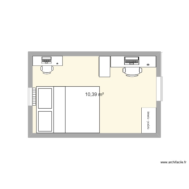 Nouvelle chambre. Plan de 0 pièce et 0 m2
